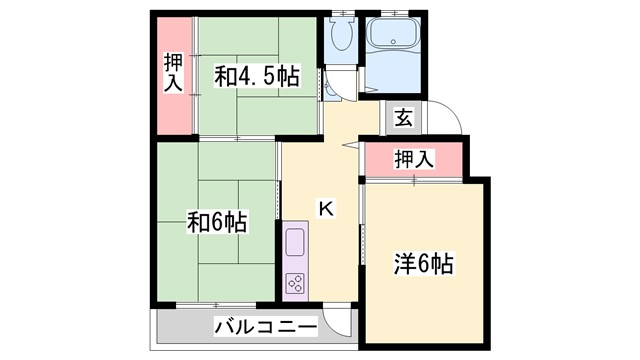 石守住宅C１１の間取り