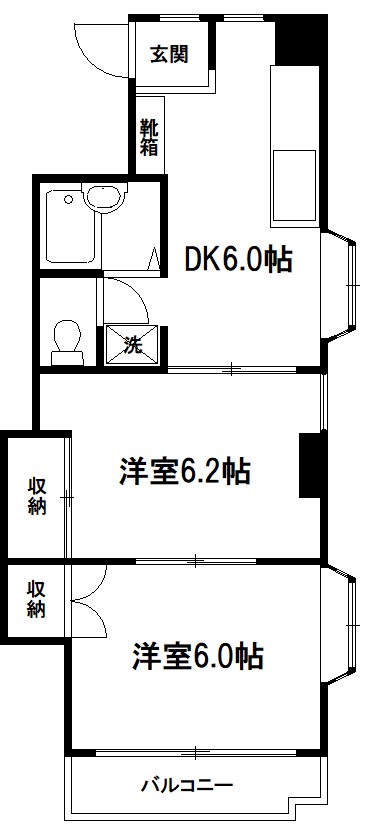 さいたま市西区大字指扇のマンションの間取り