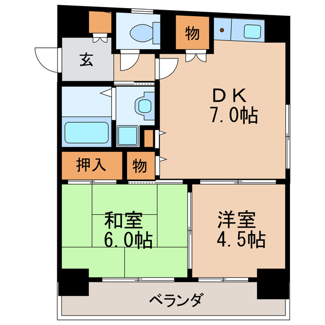 マノアール泉の間取り