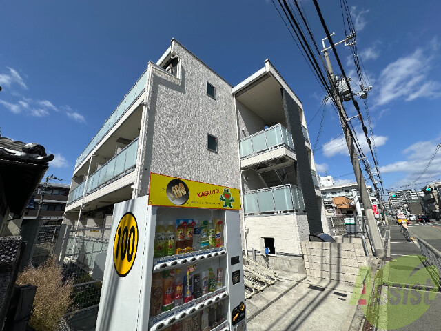 【池田市姫室町のアパートの建物外観】