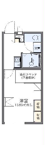 レオパレスユズキの間取り