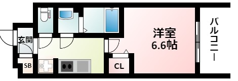 プレサンス新大阪イオリアの間取り