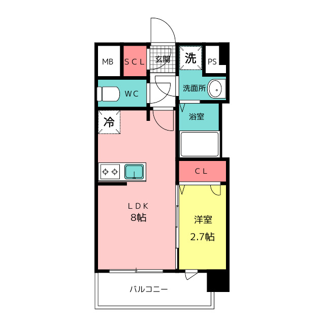 ブランシエスタ千早ＲＪＲの間取り