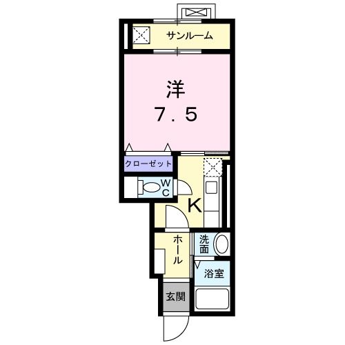 【コンフォートXIの間取り】