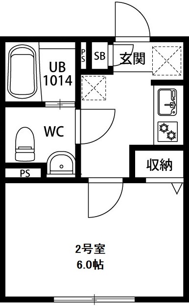 Black Dia 南越谷の間取り