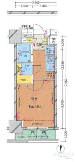 菱和パレス護国寺駅前の間取り