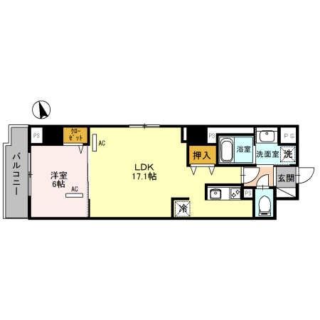 カーサ大手町の間取り