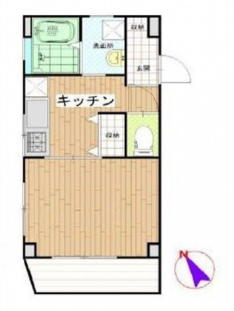東京都渋谷区恵比寿南２（マンション）の賃貸物件の間取り
