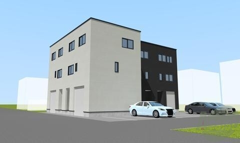 建物外観　完成予想パース　札幌市手稲区手稲本町「レガーメ手稲本町」