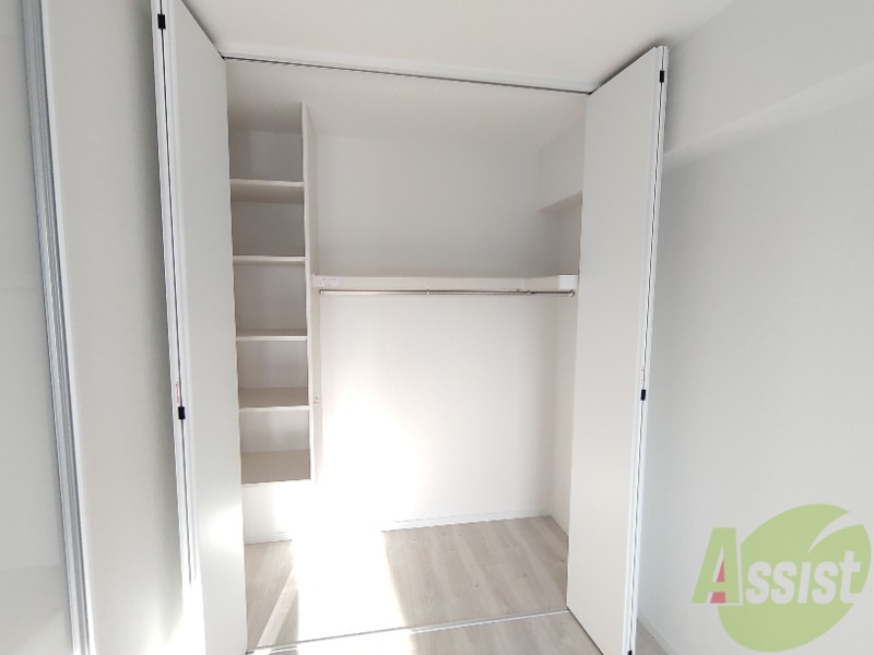 収納　収納は容量があり、棚も使いやすくなっています。