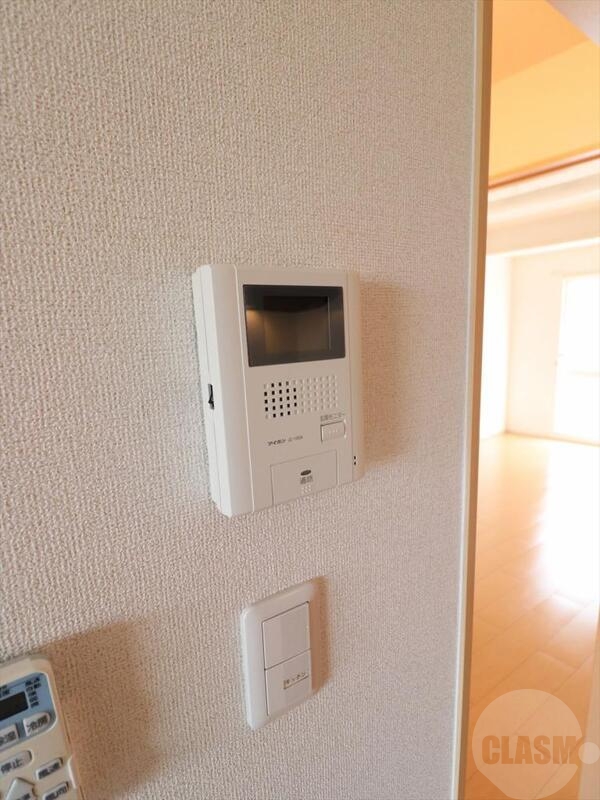 セキュリティ　インターフォンで安心です