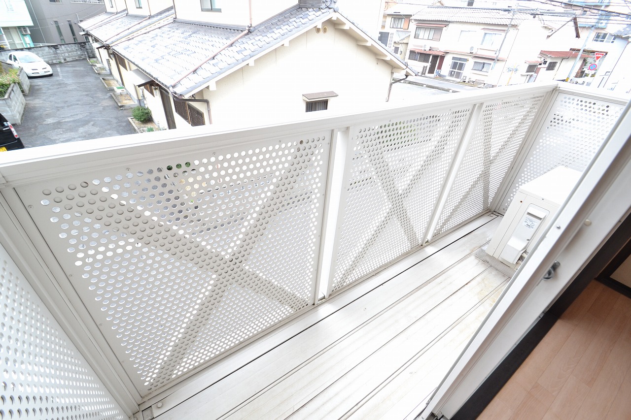 バルコニー　こんにちは