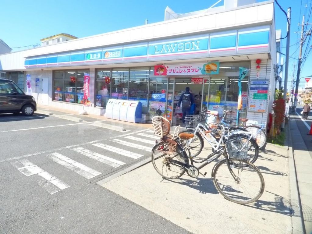 コンビニ　ローソン鹿骨五丁目店（コンビニ）まで410m