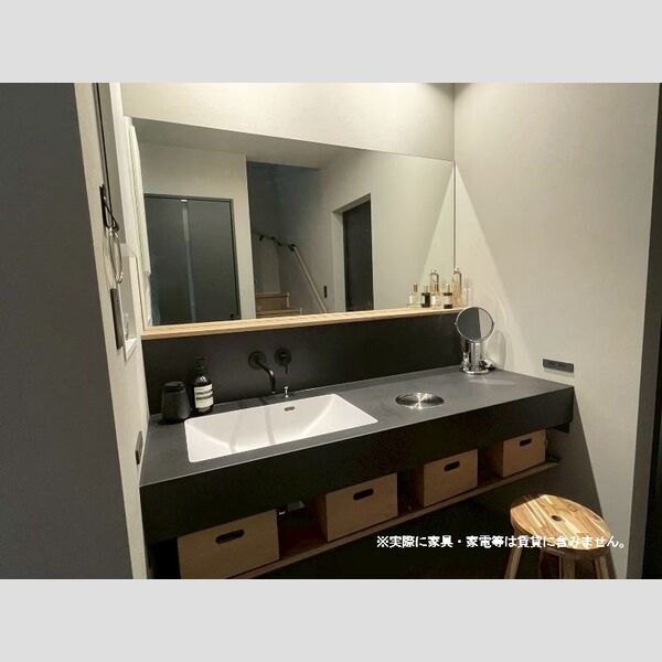 洗面設備　写真はイメージです。