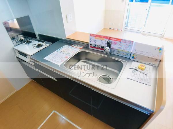 セジュールT1B棟のキッチン写真
