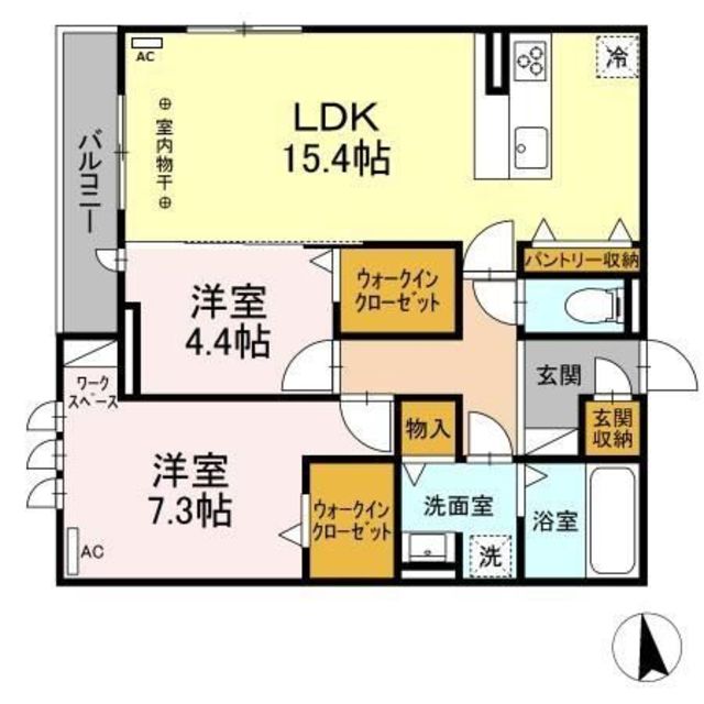 ＪＲ東海道本線 三島駅 徒歩7分 3階建 築3年の間取り写真