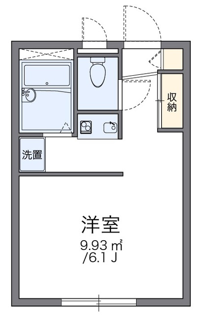 レオパレスALBAの間取り写真