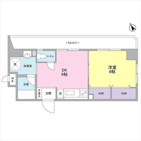 那須ハイライズの間取り写真