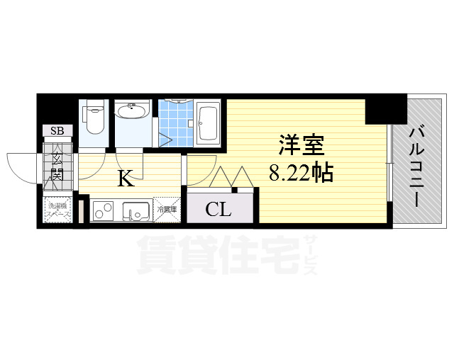 Luxe新大阪SOUTHの間取り写真