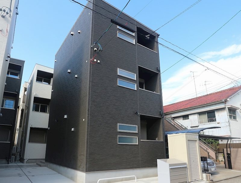 建物外観　外観　デザイナーズ　オーロック　宅配ＢＯＸ付