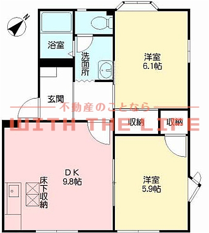 マルセイユ西町の間取り写真