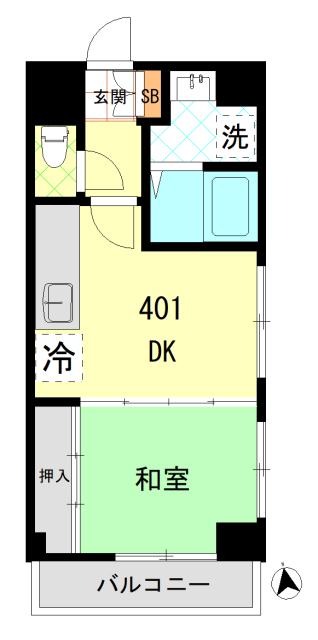 エンゼルハイム梅屋敷第2の間取り写真