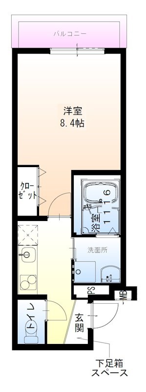 フジパレス大物駅南III番館の間取り写真