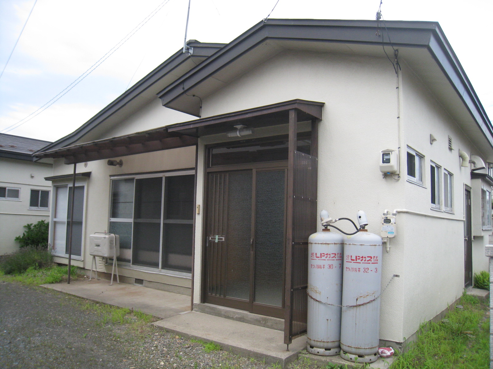 建物外観　弘前市西城北1丁目にある貸家です