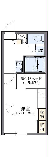 レオパレス新さっぽろIIの間取り