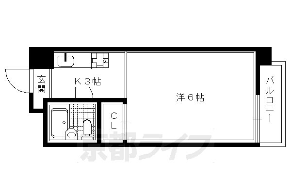 トータス溝川Iの間取り