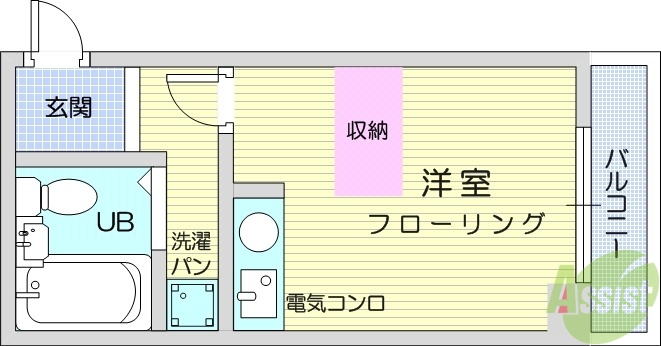 コーポ寿の間取り