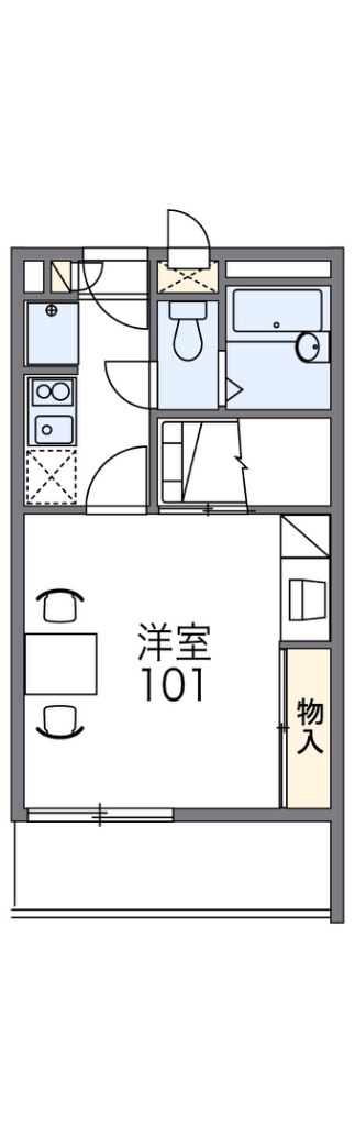 茨木市白川のマンションの間取り