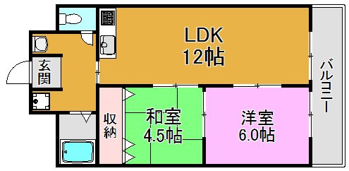 ウィル長田の間取り