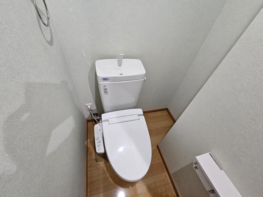 大川市 2階建 築54年のトイレ写真