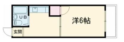 高松市多賀町のマンションの間取り