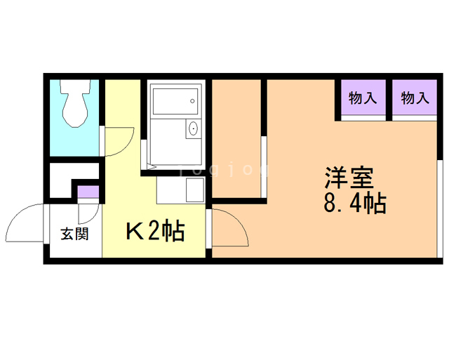 レオパレス長橋の間取り