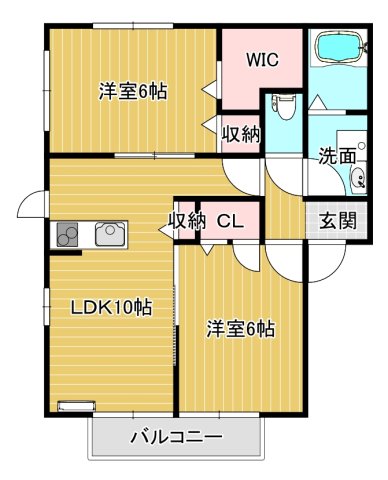 アヴァンザーレの間取り