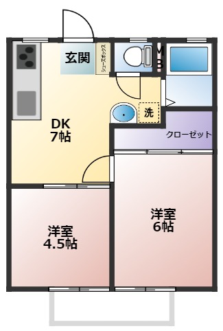 第２下渕ハイツ_間取り_0