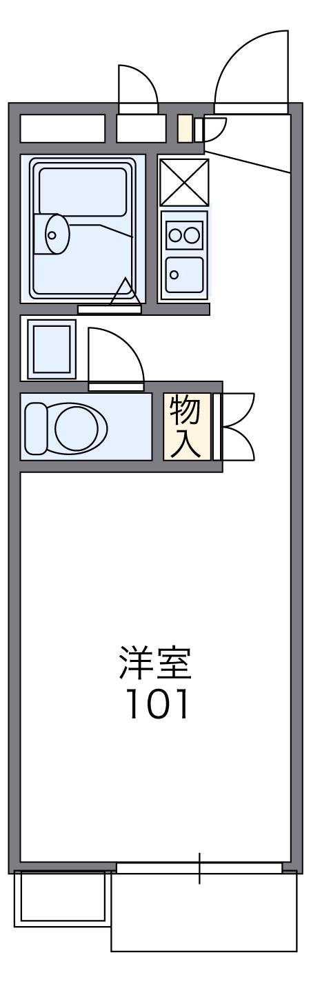 レオパレスオ－ムラの間取り