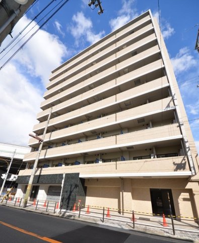 大阪市福島区鷺洲のマンションの建物外観