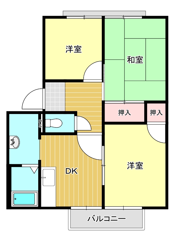 メゾンアムールの間取り