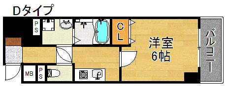 リアライズ天下茶屋の間取り