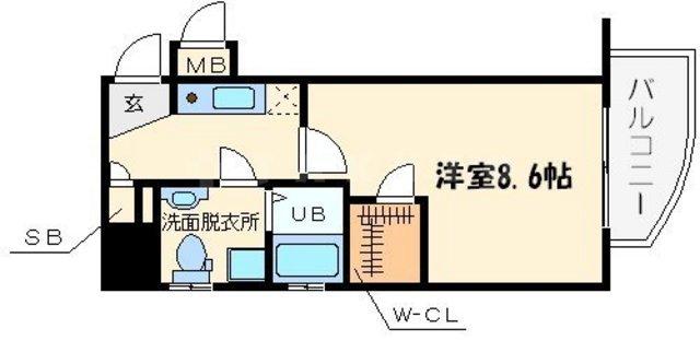 セレニテ日本橋ESTの間取り