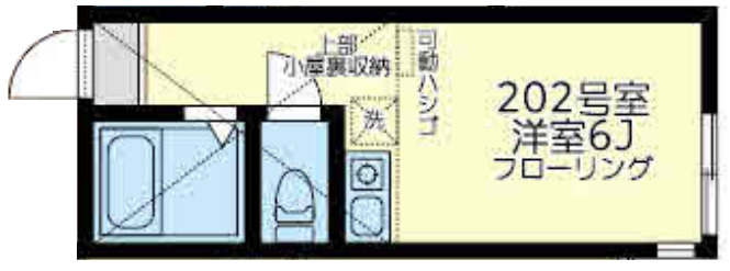 横浜市鶴見区上末吉のアパートの間取り