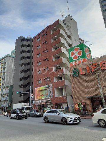 【品川区東五反田のマンションの建物外観】