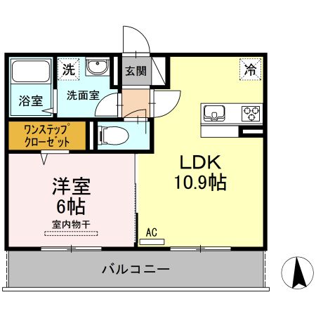 ル・シェール　A棟の間取り