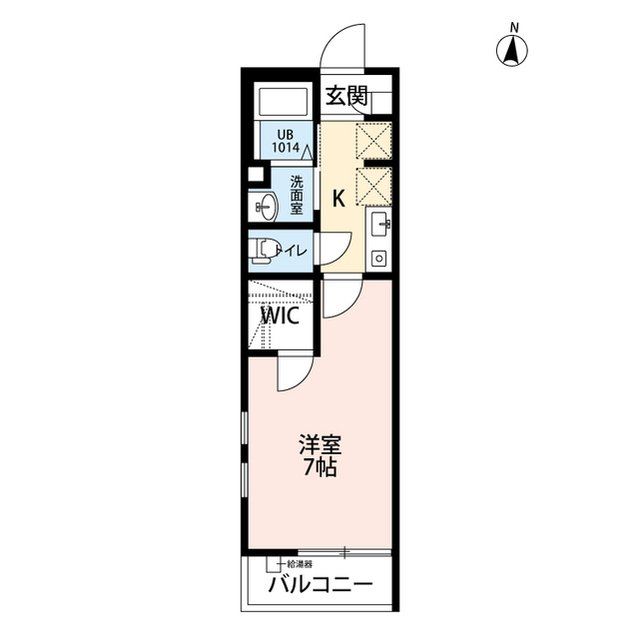 柏市酒井根のアパートの間取り