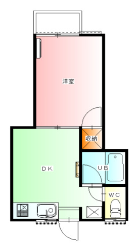 コーポSAKAEIIの間取り