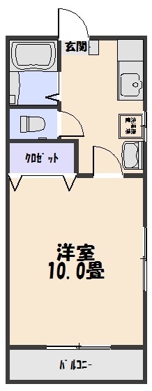 コーポＫの間取り