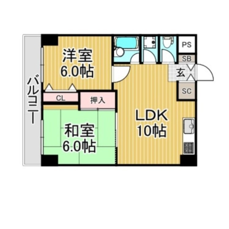 【春日市昇町のマンションの間取り】